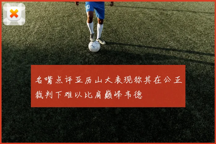 名嘴点评亚历山大表现称其在公正裁判下难以比肩巅峰韦德